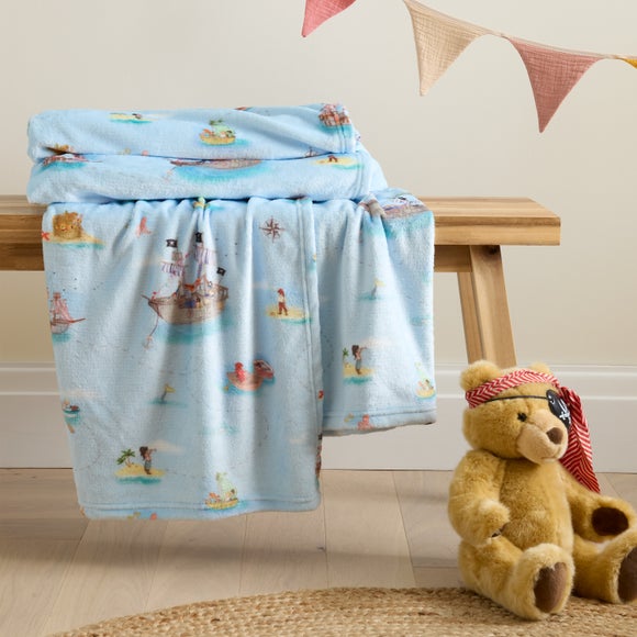 Click to view product details and reviews for Belle Boo Pirate Throw Blanket 150cm X 200cm.