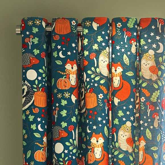 Click to view product details and reviews for Catherine Lansfield Fox And Woodland Friends Eyelet Curtains. Click to view product details and reviews for Catherine Lansfield Fox And Woodland Friends Eyelet Curtains.