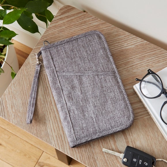 Grey Travel Wallet