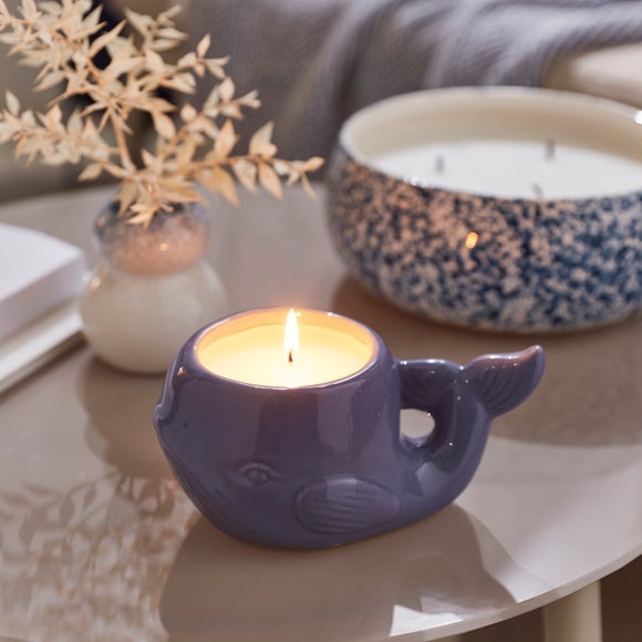 Whale Eucalyptus and Citronella Single Wick Candle