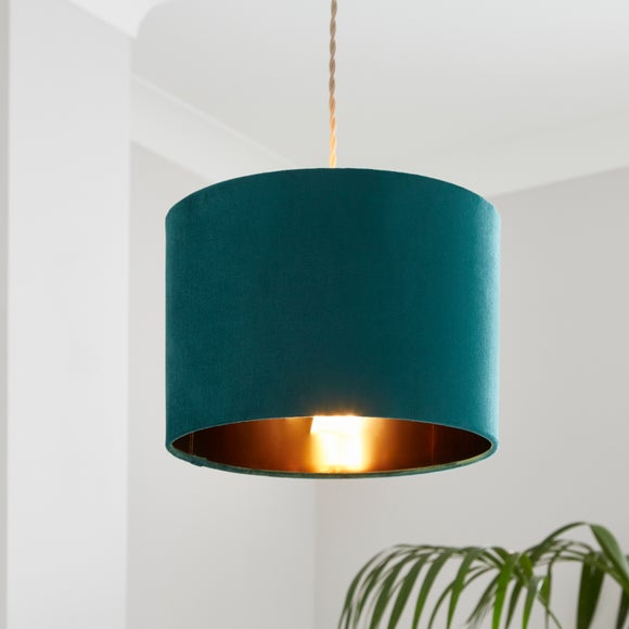 Drum Velvet Lamp Shade
