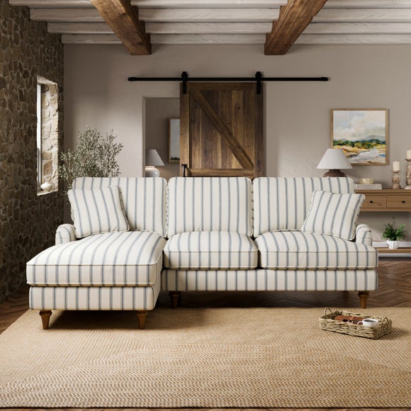 Click to view product details and reviews for Beatrice Ii Folkstone Stripe Storage Corner Chaise Sofa.