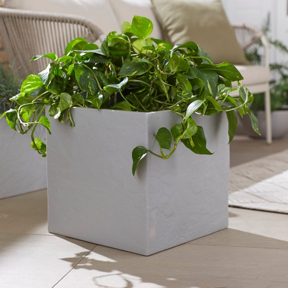 Riven Square Plant Pot
