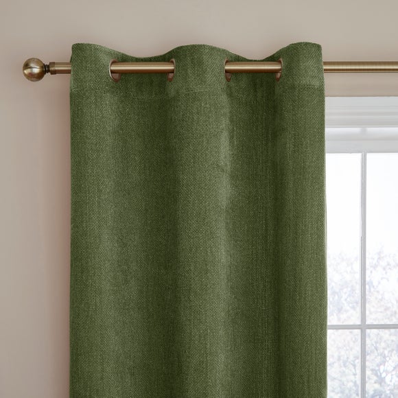 Ensley Chenille Eyelet Curtains (Blackout Available)