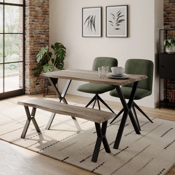 View Ezra Ii 2 Seater Dining Bench View Ezra Ii 2 Seater Dining Bench