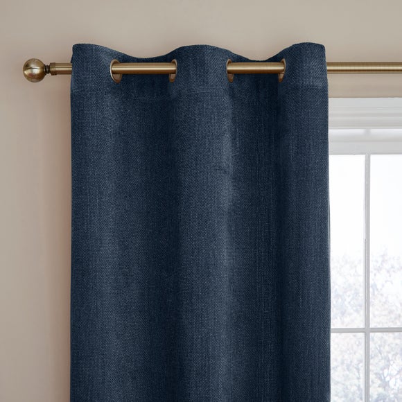 Ensley Chenille Eyelet Curtains (Blackout Available)