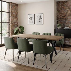 Ezra Ii 4-6 Seater Extendable Rectangle Dining Table