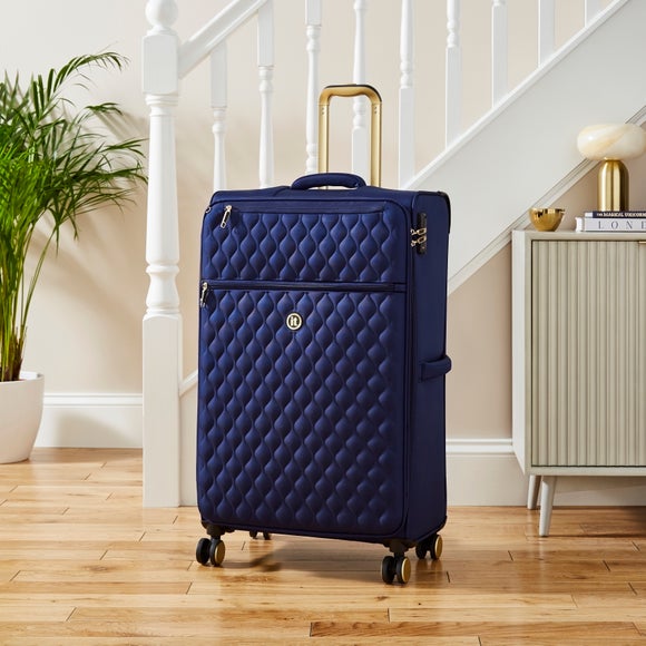 IT Luggage Glimmering Soft Shell Suitcase