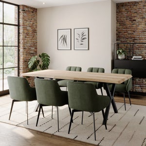 Ezra Ii 4-6 Seater Extendable Rectangle Dining Table