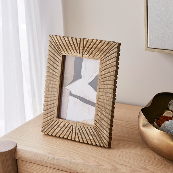 Etched Wooden Photo Frame