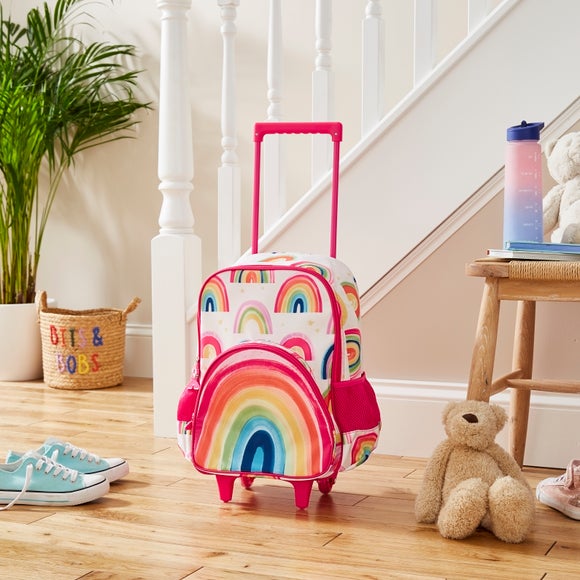 Rainbow Backpack with Wheels