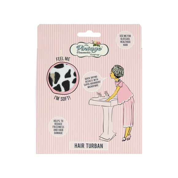 Click to view product details and reviews for Upper Canada Vintage Leopard Print Hair Turban.