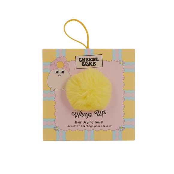 Upper Canada Cheesecake Pompom Hair Drying Towel