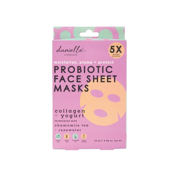 Upper Canada Danielle Creations Pack of 5 Probiotic Face Masks