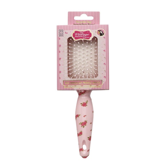 View Upper Canada Vintage Reactangular Padded Hair Brush View Upper Canada Vintage Reactangular Padded Hair Brush