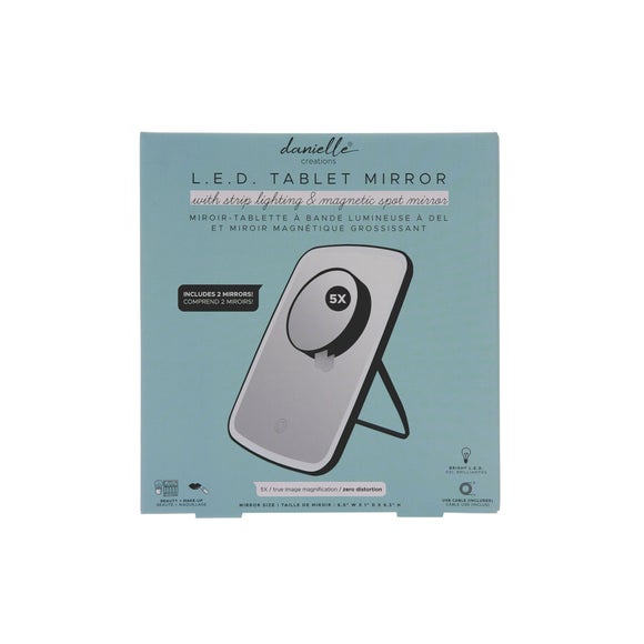 Upper Canada Danielle Creations LED Mirror with Magnetic Spot Mirror