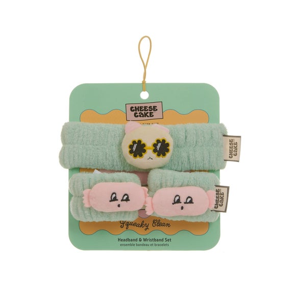 Click to view product details and reviews for Upper Canada Cheesecake Cat Headband Wristband Set.