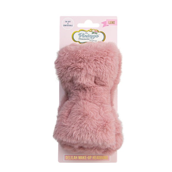Click to view product details and reviews for Upper Canada Fluffy Bow Makeup Headband.