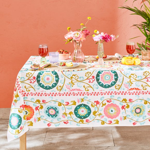 Click to view product details and reviews for Sophie Robinson Beldi Floral Tablecloth.
