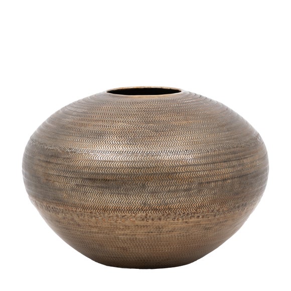 Click to view product details and reviews for Cedar Sage Arrow Artistic Wide Aluminium Vase.