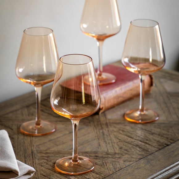 View Cedar And Sage Set Of 4 Wine Glasses View Cedar And Sage Set Of 4 Wine Glasses
