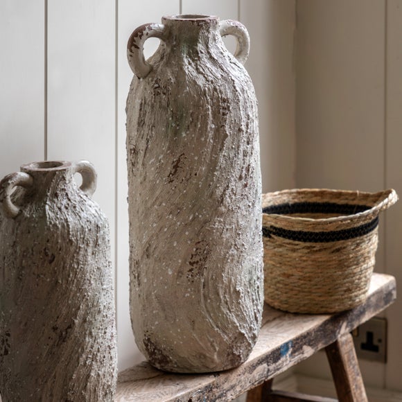 Cedar & Sage Awaroa Stone-Effect Vase