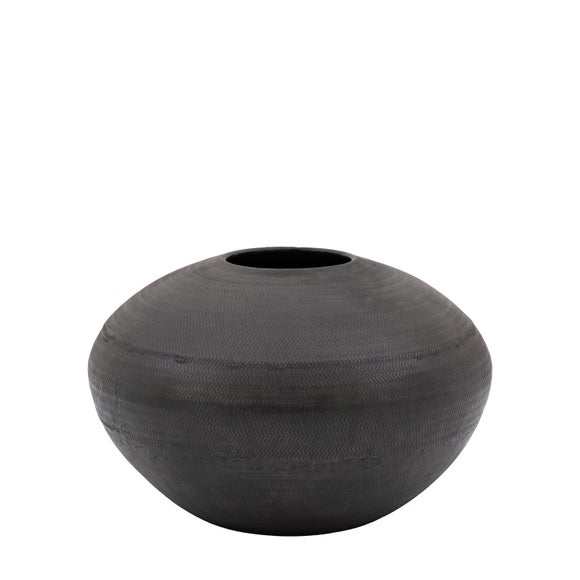 Cedar & Sage Arrow Artistic Wide Aluminium Vase