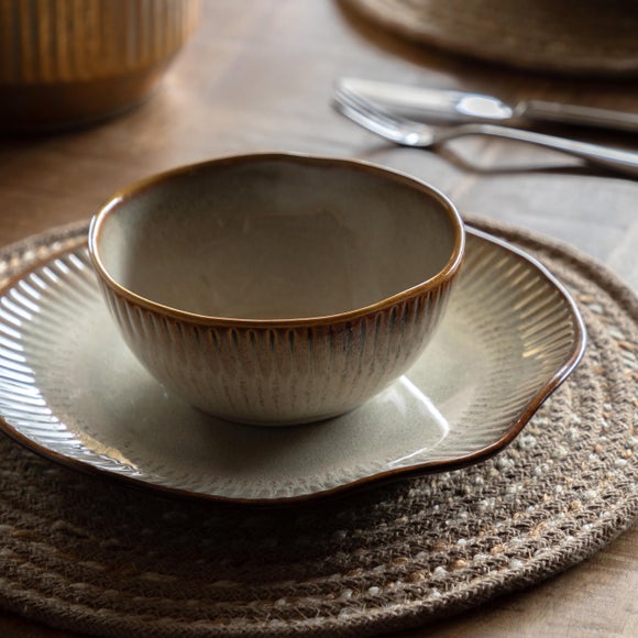 View Cedar And Sage Set Of 4 Organic Ridged Bowls View Cedar And Sage Set Of 4 Organic Ridged Bowls
