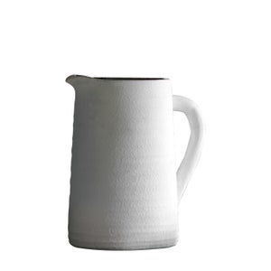 Cedar & Sage Stenson White Jug Vase