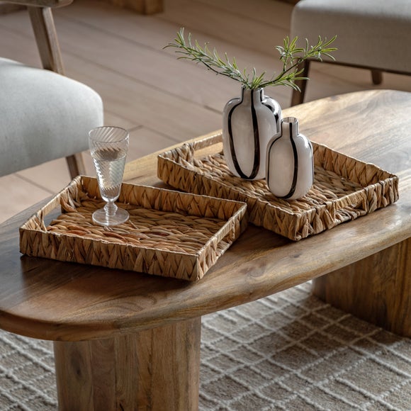 Click to view product details and reviews for Cedar And Sage Set Of 2 Alma Woven Rectangle Trays. Click to view product details and reviews for Cedar And Sage Set Of 2 Alma Woven Rectangle Trays.