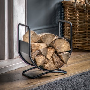 Cedar & Sage Bronte Curved Modern Log Basket