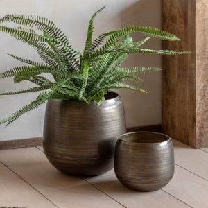 Cedar & Sage Set Of 2 Chatai Plant Pots