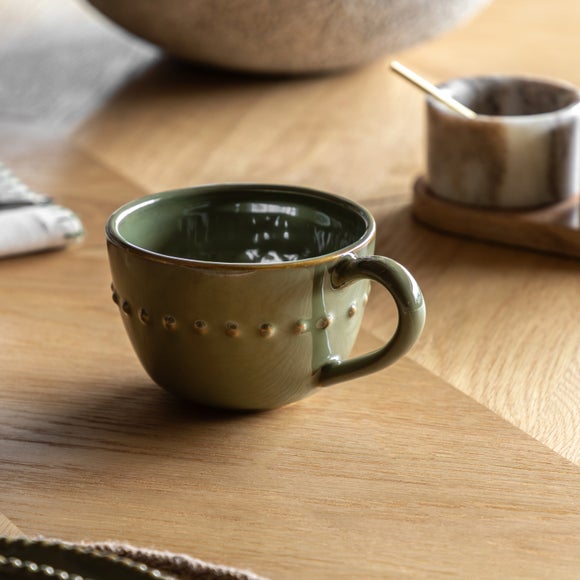 View Cedar And Sage Set Of 4 Organic Beaded Mugs View Cedar And Sage Set Of 4 Organic Beaded Mugs