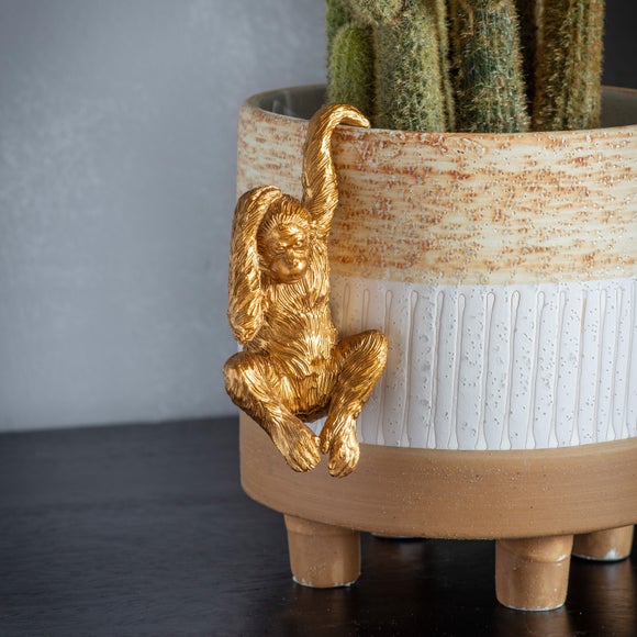 Click to view product details and reviews for Cedar Sage Set Of 2 Luis The Orangutan Pot Hangers.