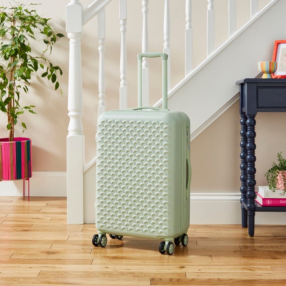 Scalloped Hard Shell Suitcase