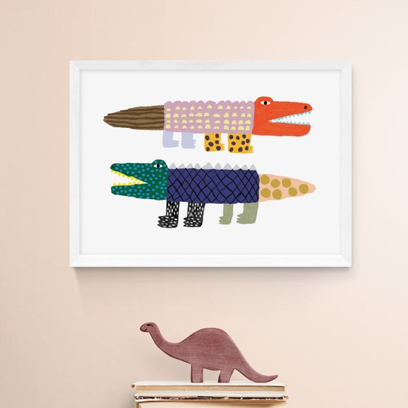 East End Prints Crocodile And Alligator Print