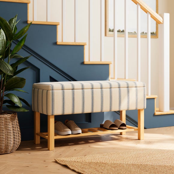 View Upholstered Hallway Storage Bench View Upholstered Hallway Storage Bench