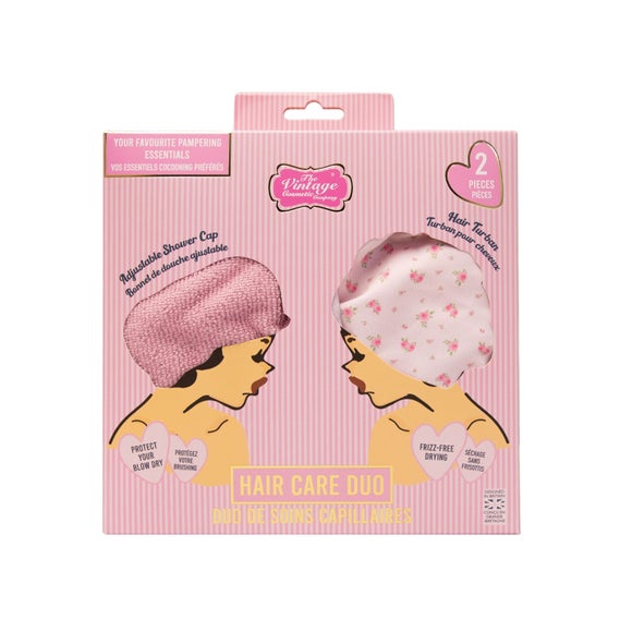 Click to view product details and reviews for Upper Canada Vintage Shower Cap Hair Turban Set.