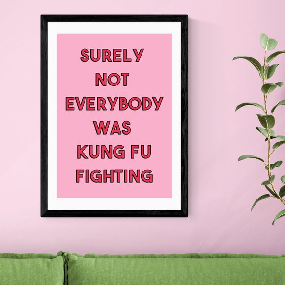 East End Prints Kung Fu Fighting Print