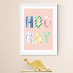 East End Prints Hooray Print