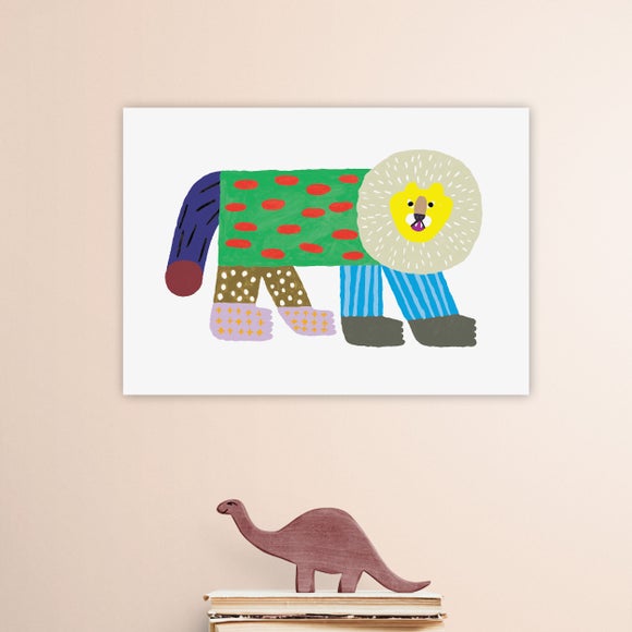 East End Prints Flash Lion Print