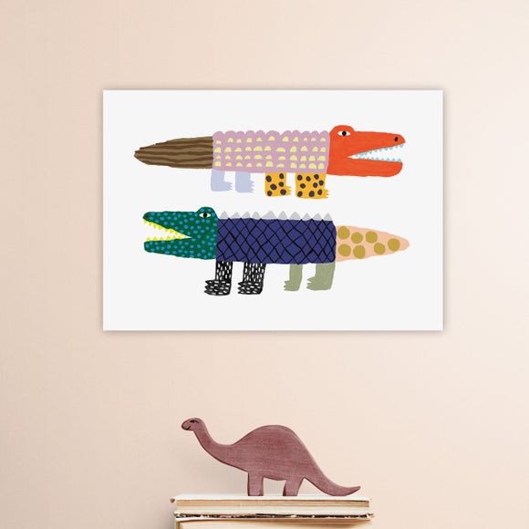 East End Prints Crocodile And Alligator Print