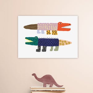 East End Prints Crocodile And Alligator Print