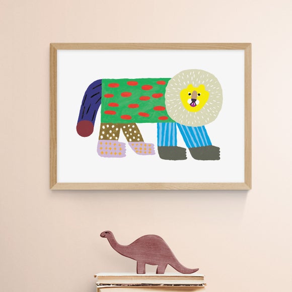 East End Prints Flash Lion Print