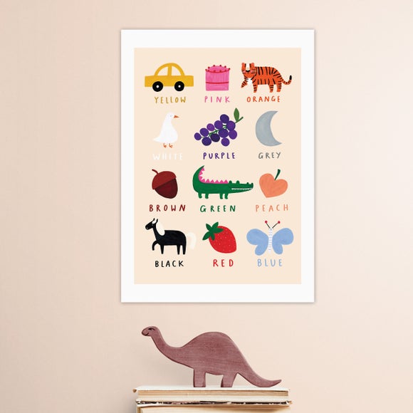 East End Prints Colour Illustration Chart Print