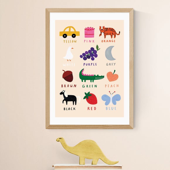 East End Prints Colour Illustration Chart Print