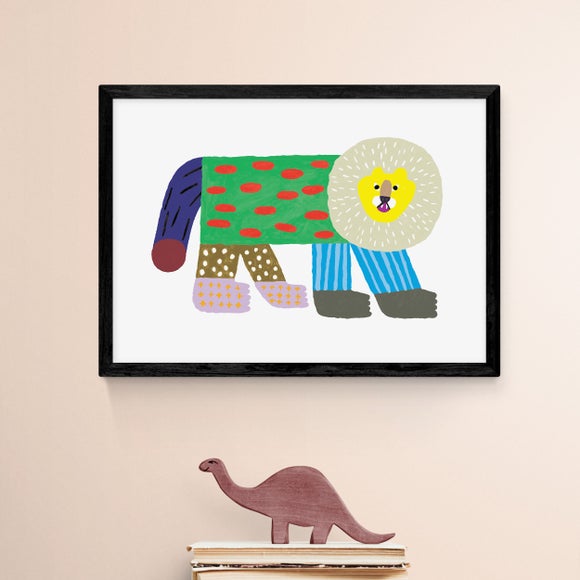 East End Prints Flash Lion Print