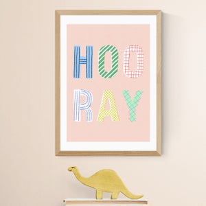East End Prints Hooray Print