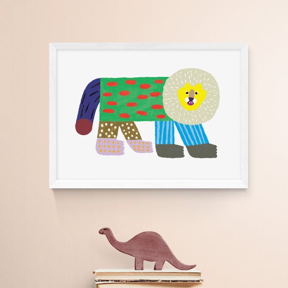 East End Prints Flash Lion Print