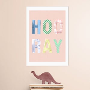 East End Prints Hooray Print